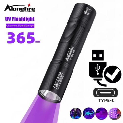 365nm UV Forensic Blacklight Torch